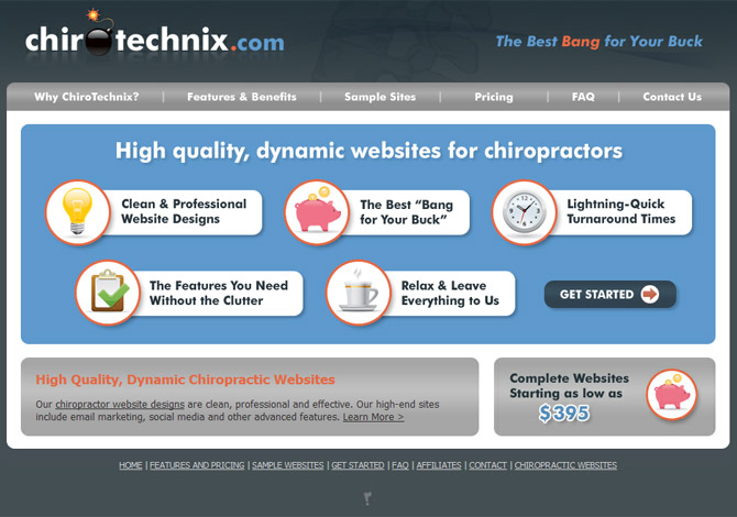 Chiropractor Website Design