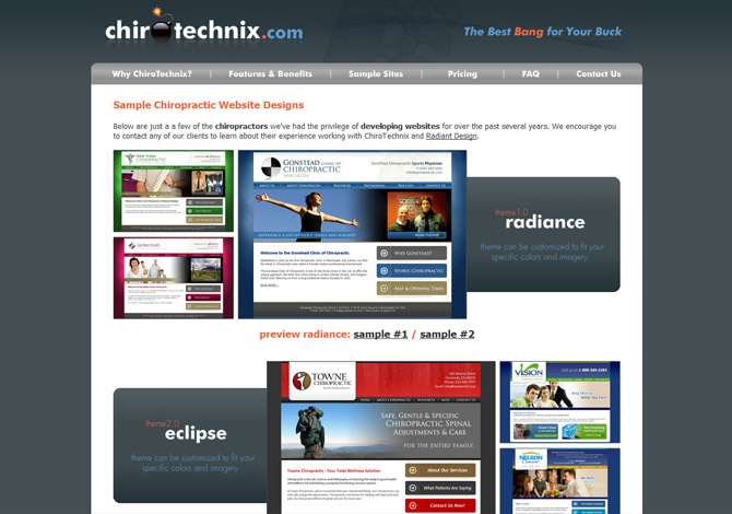 Chiropractor Website Design