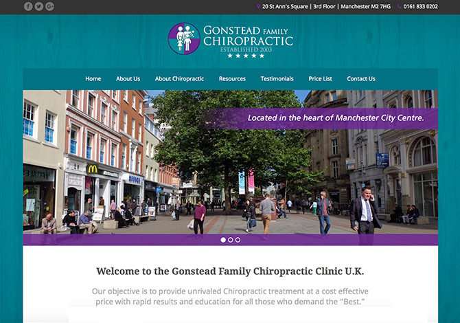 Chiropractor Website Design
